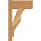 Ekena Millwork Funston Block Rough Sawn Outlooker, Western Red Cedar, 6"W x 12"D x 20"H OUT06X12X20FST05RWR - alternate 4
